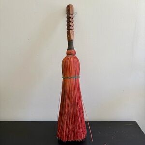 Vintage Handmade Rustic Hearth Broom Natural Home Decor